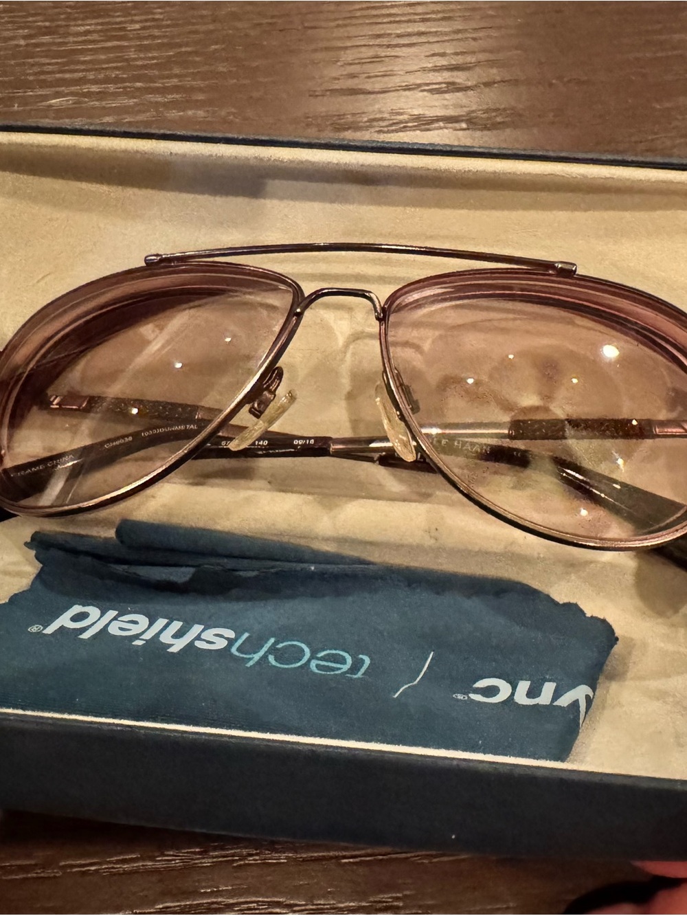 Men’s Cole Han Brown Aviator Sunglasses - Polarized Lens